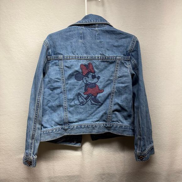 Baby Gap Disney Minnie Mouse Denim Jacket - Size Small - Picture 6 of 6